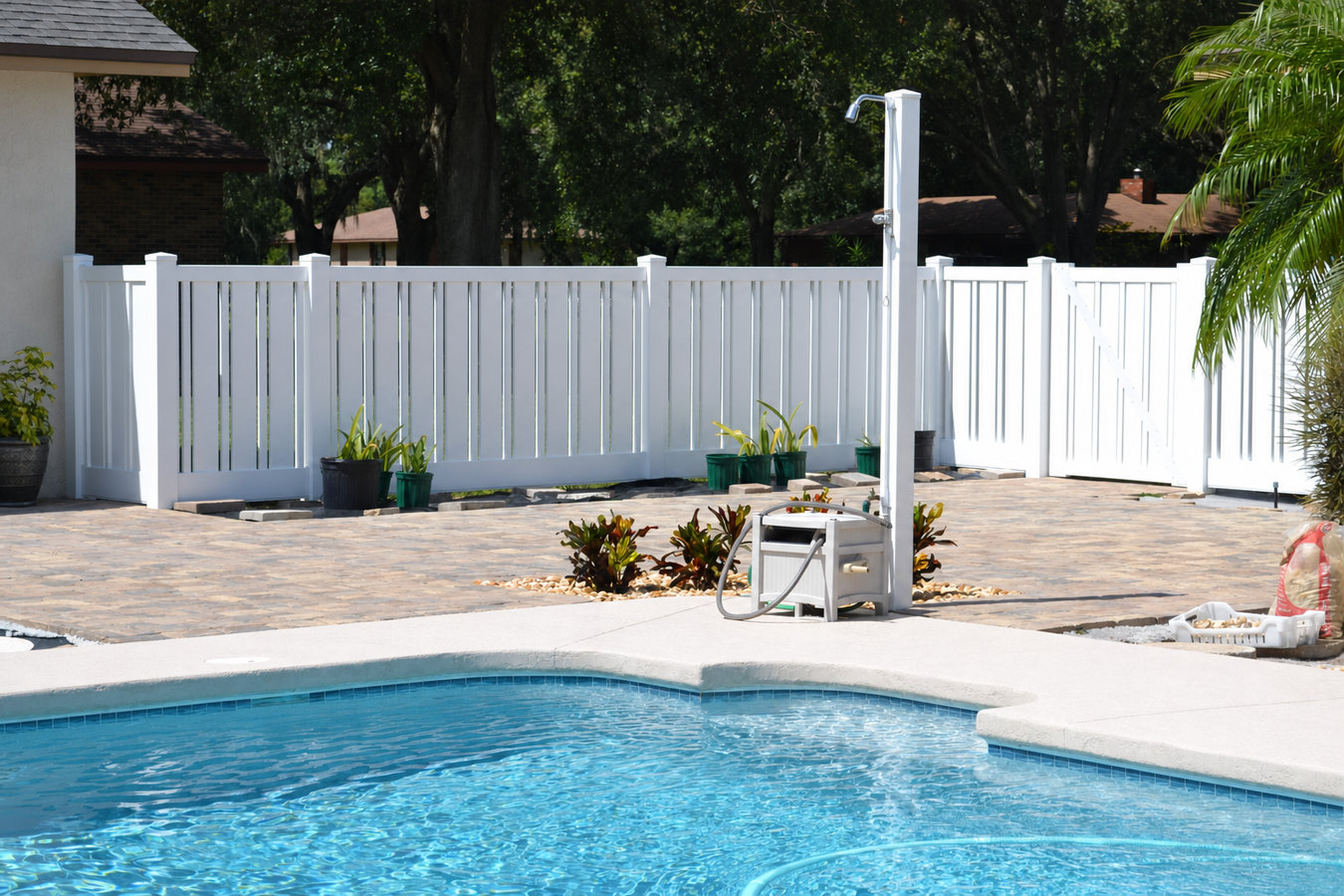 Pool fence installation